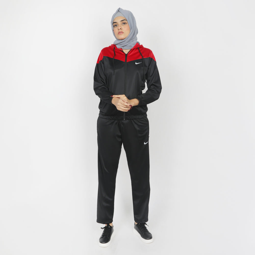 Women's Full Sleeves Track Suit - Red, Women Two Piece Outfit, Chase Value, Chase Value