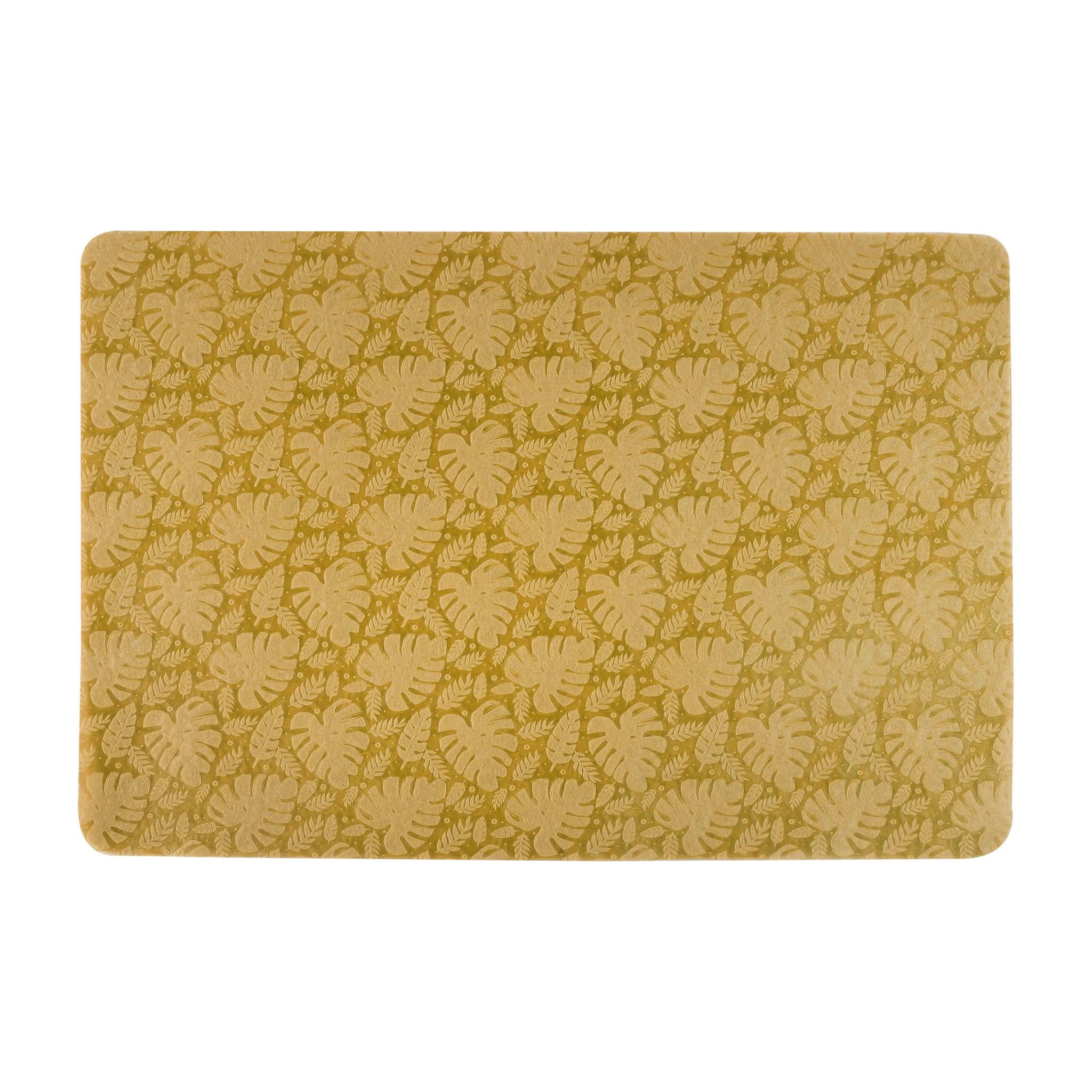 6Pcs Plastic Table Placemats 30*45CM - Yellow, Table Mat & Cover, Chase Value, Chase Value