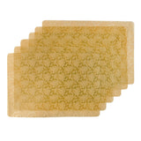 6Pcs Plastic Table Placemats 30*45CM - Yellow, Table Mat & Cover, Chase Value, Chase Value