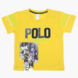 Boys Half Sleeves T-Shirt - Yellow, Boys T-Shirts, Chase Value, Chase Value
