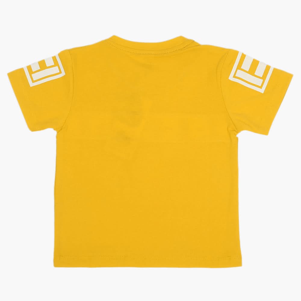 Boys Half Sleeves T-Shirt - Yellow, Boys T-Shirts, Chase Value, Chase Value