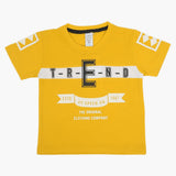 Boys Half Sleeves T-Shirt - Yellow, Boys T-Shirts, Chase Value, Chase Value