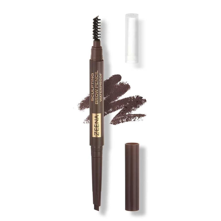 Zeena Sculpting Brow Pencil Waterproof - Chocolate Brown 020, Lip Pencils & Liner, Zeena, Chase Value