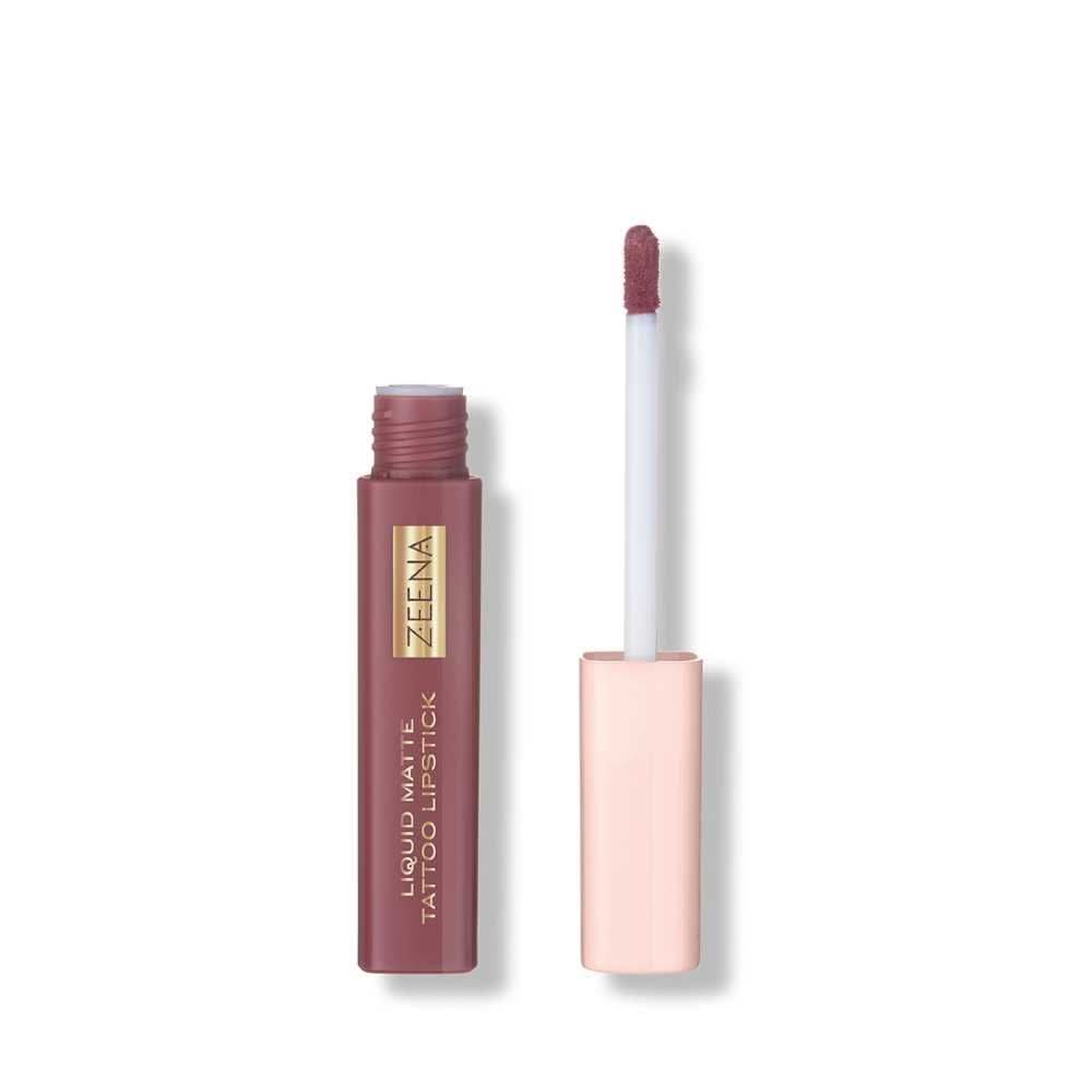 Zeena Liquid Matte Tattoo Lipstick, 040, Cocoa, Liquid Lipstick, Zeena, Chase Value
