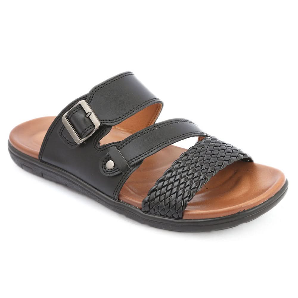 Men's Slippers (001) - Black, Men, Slippers, Chase Value, Chase Value