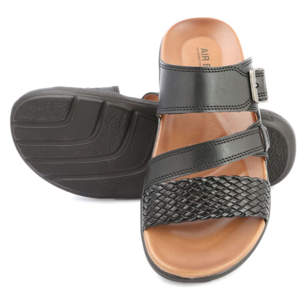 Men's Slippers (001) - Black, Men, Slippers, Chase Value, Chase Value