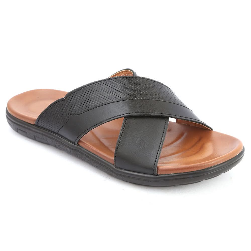 Men's Slippers (003) - Black, Men, Slippers, Chase Value, Chase Value