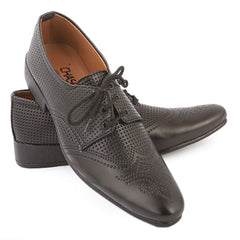 Boys Formal Shoes (002) - Black, Kids, Boys Formal Shoes, Chase Value, Chase Value