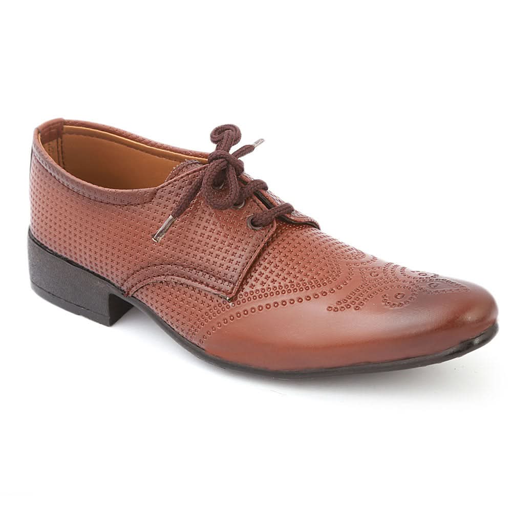 Boys Formal Shoes (002) - Mustard, Kids, Boys Formal Shoes, Chase Value, Chase Value