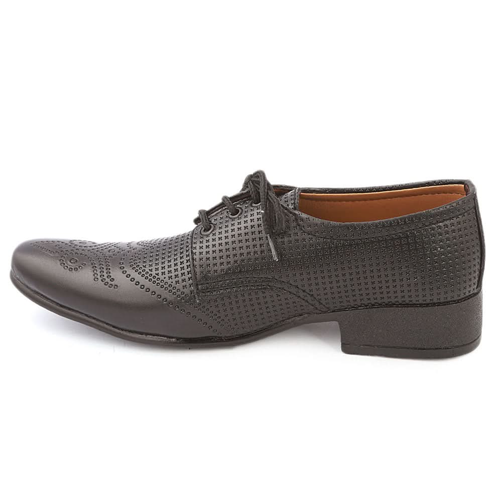 Boys Formal Shoes (002) - Black, Kids, Boys Formal Shoes, Chase Value, Chase Value