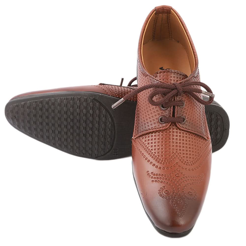 Boys Formal Shoes (002) - Mustard, Kids, Boys Formal Shoes, Chase Value, Chase Value