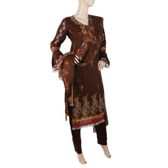 Khadde Printed Lawn 3 Piece Un-Stitched Suit - 004, Women, 3Pcs Shalwar Suit, United Textiles, Chase Value