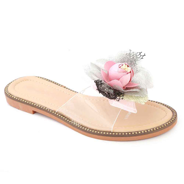 Girls Fancy Slippers 006 - Pink, Kids, Girls Slippers, Chase Value, Chase Value