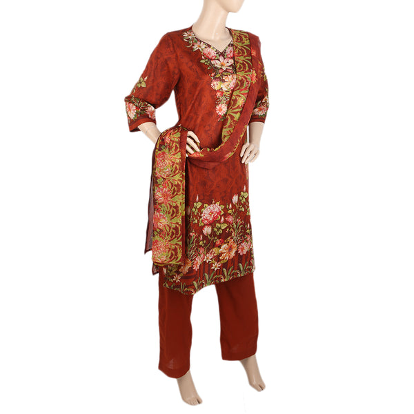 Khadde Printed Lawn 3 Piece Un-Stitched Suit - 006, Women, 3Pcs Shalwar Suit, United Textiles, Chase Value