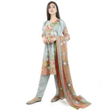Khadde Printed Lawn 3 Piece Un-Stitched Suit - 009, Women, 3Pcs Shalwar Suit, United Textiles, Chase Value
