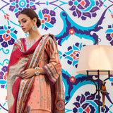 Regalia Digital Printed Embroidered Lawn 3 Piece Un-Stitched Suit - 01, Women, 3Pcs Shalwar Suit, Regalia Textiles, Chase Value