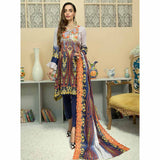 Zebtan Embroidered Cotton 3 Pieces Un-Stitched Suit Vol 01 - 01, Women, 3Pcs Shalwar Suit, Rujhan Textiles, Chase Value