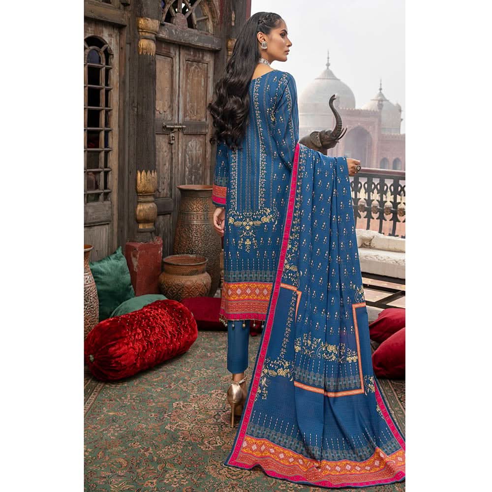 Salina Digital Khaddar Printed 3 Pcs Un-Stitched Suit V-1 - 1, Women, 3Pcs Shalwar Suit, Regalia Textiles, Chase Value