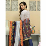 Zebtan Embroidered Cotton 3 Pieces Un-Stitched Suit Vol 01 - 01, Women, 3Pcs Shalwar Suit, Rujhan Textiles, Chase Value