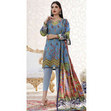 Halime Sultan Khaddar Digital Printed 3Pcs Unstitched Suit - 1, Women, 3Pcs Shalwar Suit, Chase Value, Chase Value