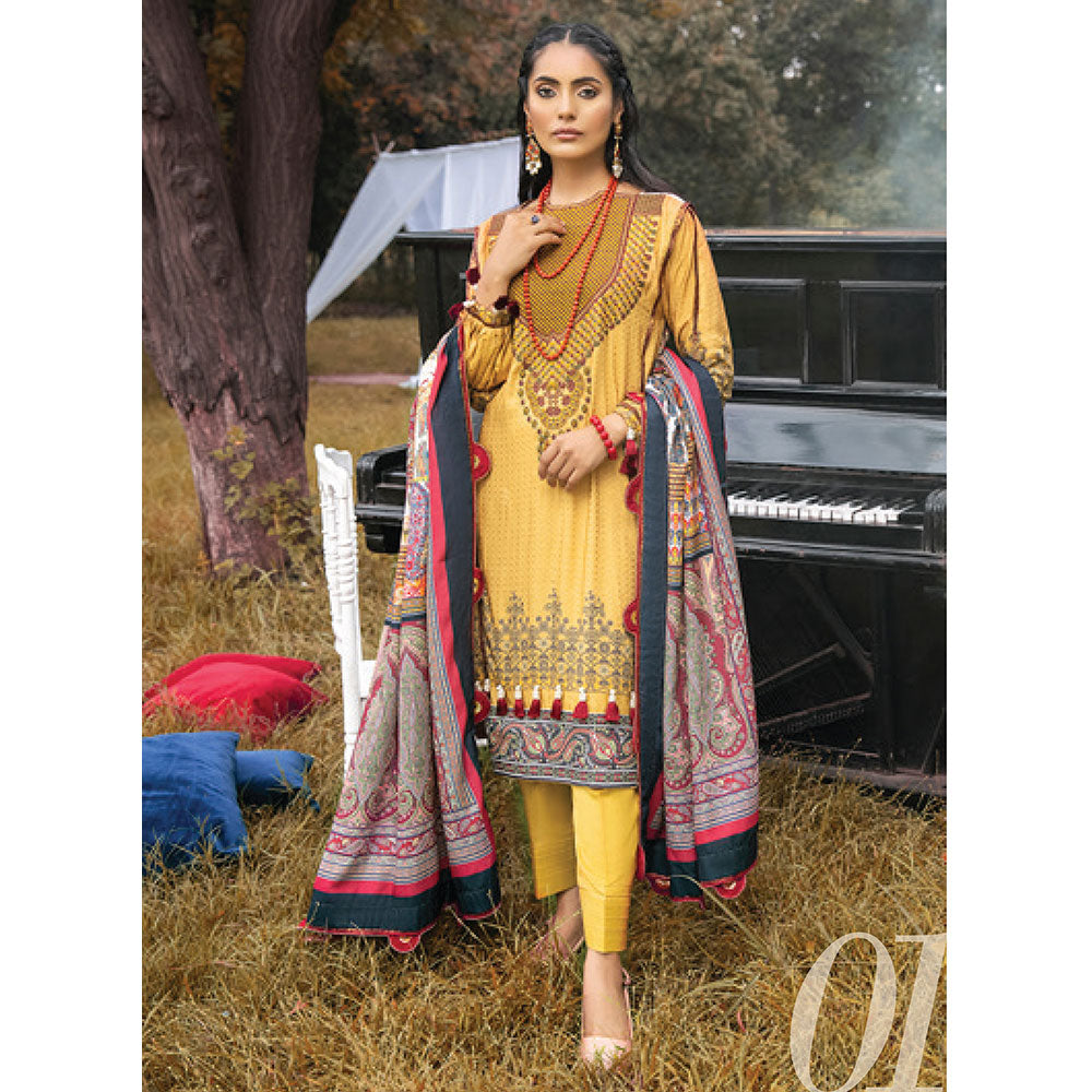 AL Zohaib unstitched 3pc Embroidered Shawl Collection, Women, 3Pcs Shalwar Suit, Al-Zohaib Textiles, Chase Value