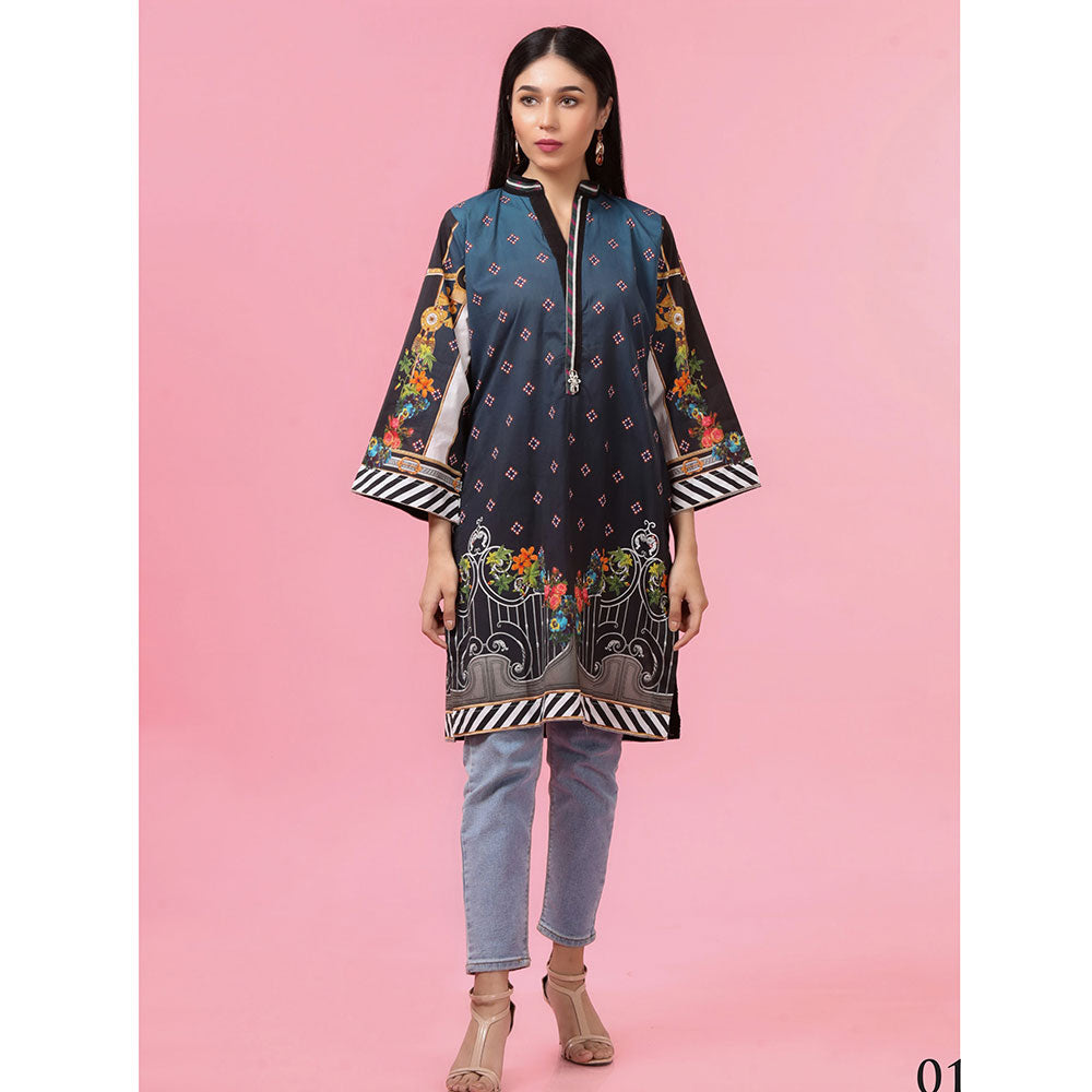 Regalia Tunic Printed Cambric Lawn Un-Stitched Kurti Vol 4 - 01, Women, Unstitched Kurti, Regalia Textiles, Chase Value
