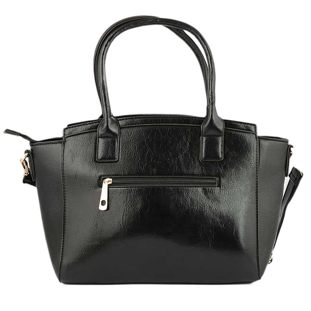 Women's Handbag 2 Pcs (Y-0162) - Black, Women, Bags, Chase Value, Chase Value