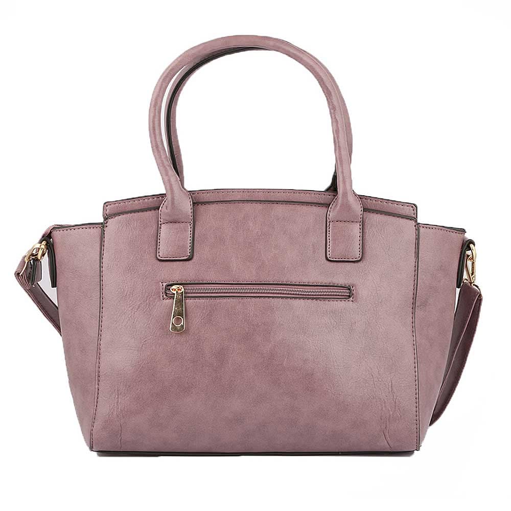 Women's Handbag 2 Pcs (Y-0162) - Light Purple, Women, Bags, Chase Value, Chase Value