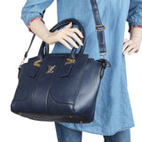 Women's Handbag 2 Pcs (Y-0162) - Blue, Women, Bags, Chase Value, Chase Value