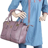 Women's Handbag 2 Pcs (Y-0162) - Light Purple, Women, Bags, Chase Value, Chase Value