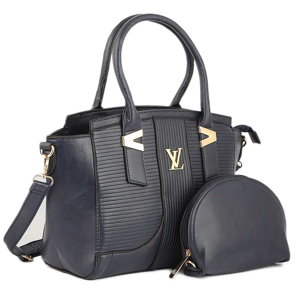 Women's Handbag 2 Pcs (Y-0162) - Blue, Women, Bags, Chase Value, Chase Value
