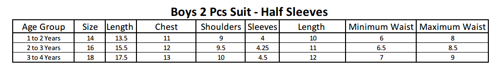 Boys 2 Pcs Suit Half Sleeves - Light Grey, Kids, Boys Sets And Suits, Chase Value, Chase Value