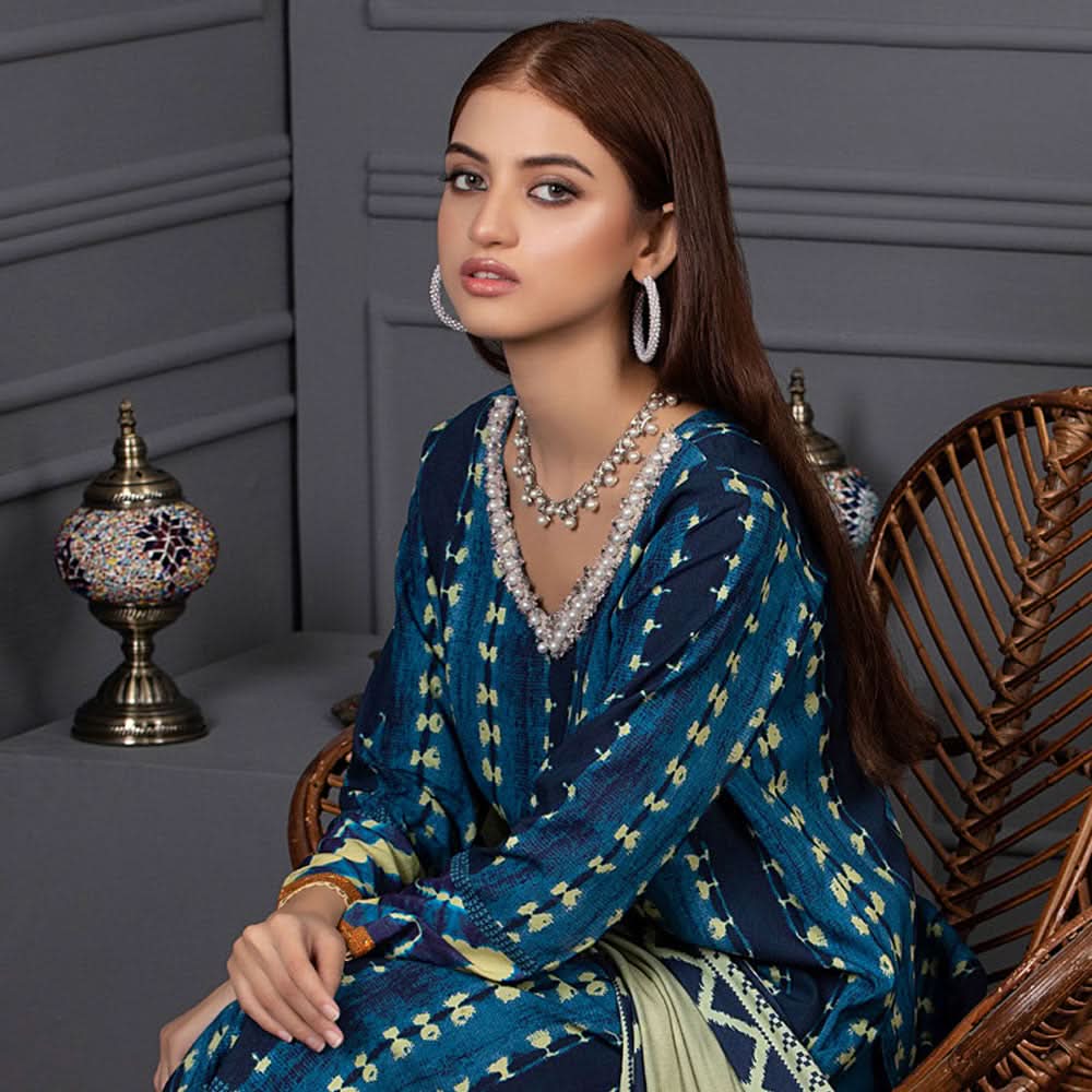 Orchid Modal Satin Digital Printed Un-Stitched 3 Pcs Suit - 1, Women, 3Pcs Shalwar Suit, Orchid, Chase Value