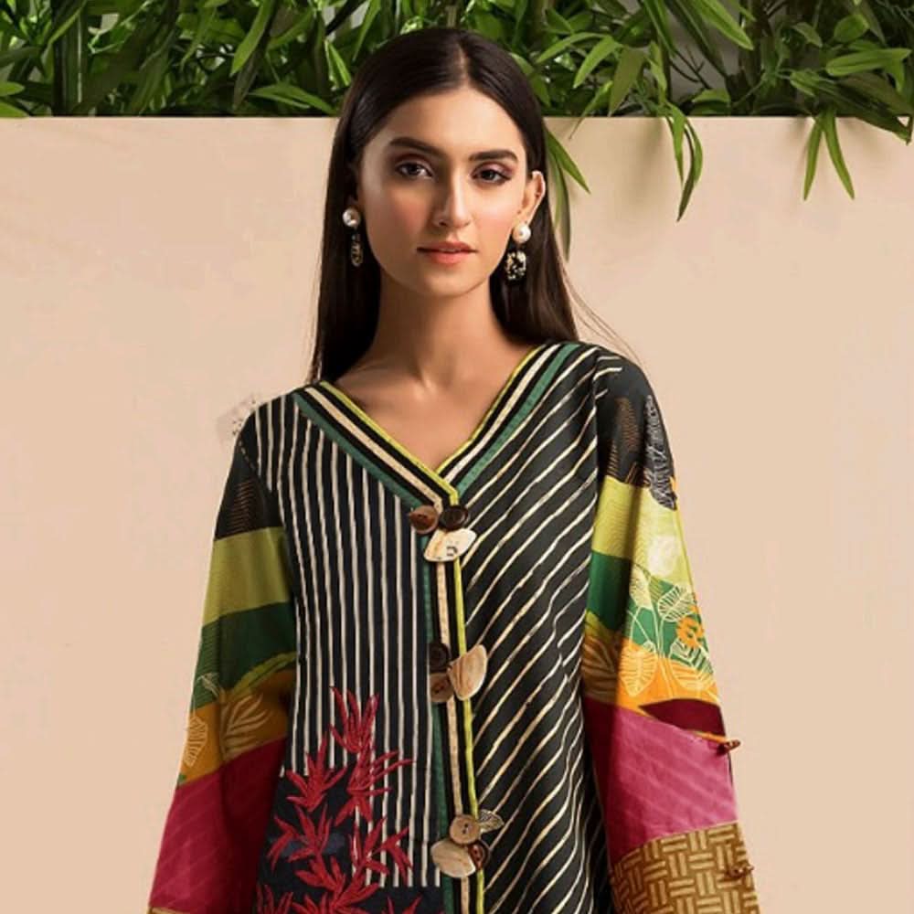 BIN HAMEED Printed Embroidered unstitched 3pc Suit V-9, Women, 3Pcs Shalwar Suit, Rana Arts, Chase Value