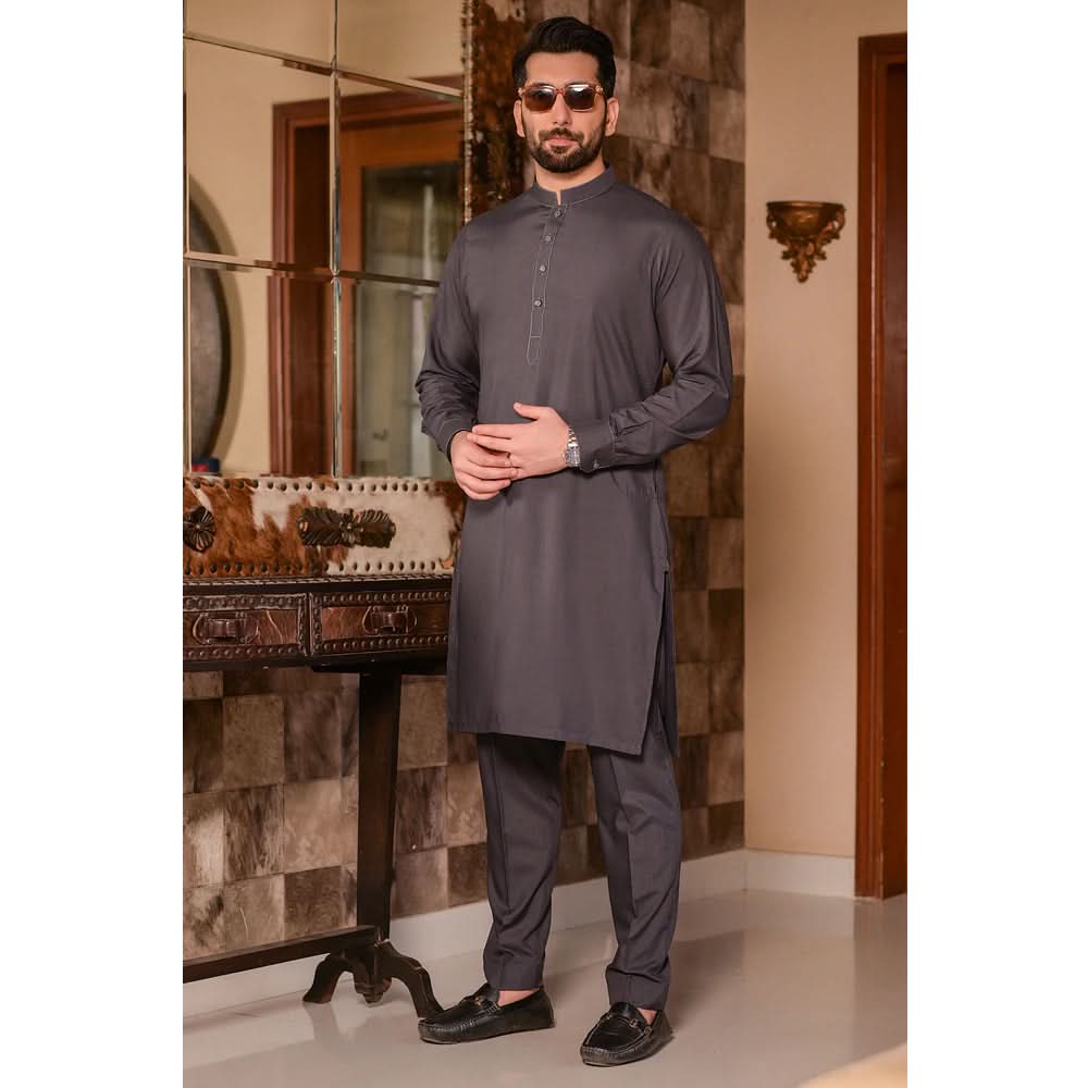 Men's Wash & Wear Unstitched Suit - 8, Men, Unstitched Fabric, Chase Value, Chase Value