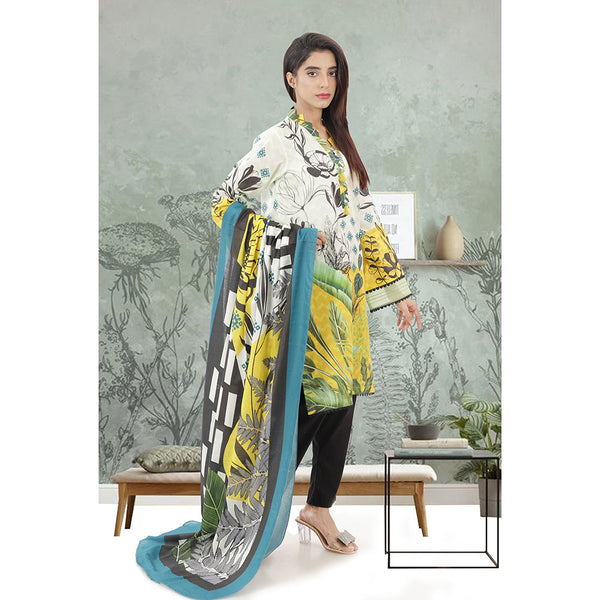 Eminent Digital Printed 2Pcs Unstitched Suit With Lawn Dupatta  - 3, Women, 2Pcs Shalwar Suit, Eminent, Chase Value