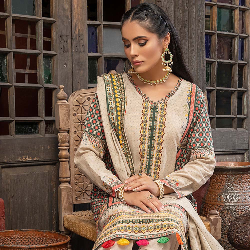 Salina Digital Khaddar Printed unstitched 3pc Suit V-2, Women, 3Pcs Shalwar Suit, Regalia Textiles, Chase Value