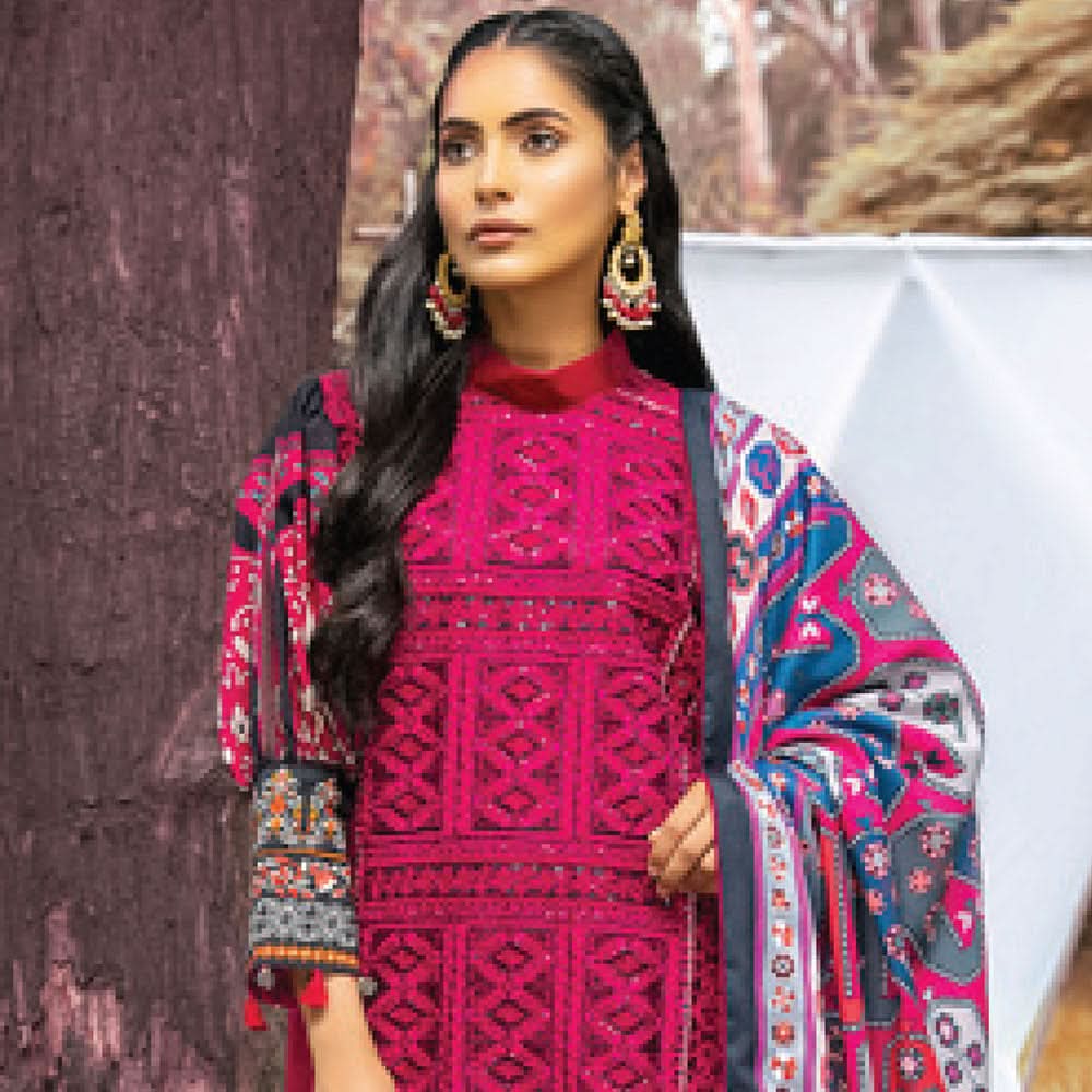 AL Zohaib unstitched 3pc Embroidered Shawl Collection, Women, 3Pcs Shalwar Suit, Al-Zohaib Textiles, Chase Value