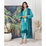 TIE & DYE Printed Cotton 3 Pcs Un-Stitched Suit - 2, Women, 3Pcs Shalwar Suit, ZS Textiles, Chase Value