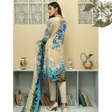 Zebtan Embroidered Cotton 3 Pieces Un-Stitched Suit Vol 01 - 02, Women, 3Pcs Shalwar Suit, Rujhan Textiles, Chase Value