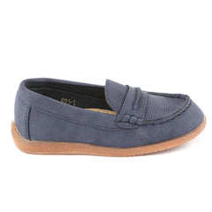 Boys Loafer (021-1) - Navy Blue - test-store-for-chase-value