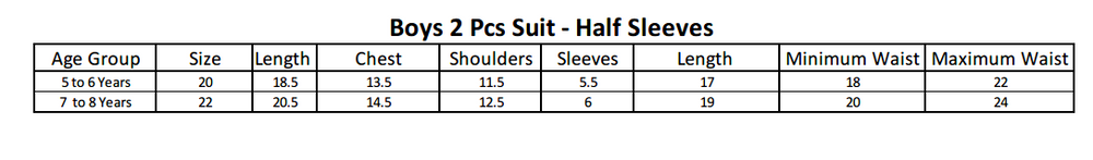 Boys 2 Pcs Suit Half Sleeves - Red, Kids, New Born Boys Sets And Suits, Chase Value, Chase Value