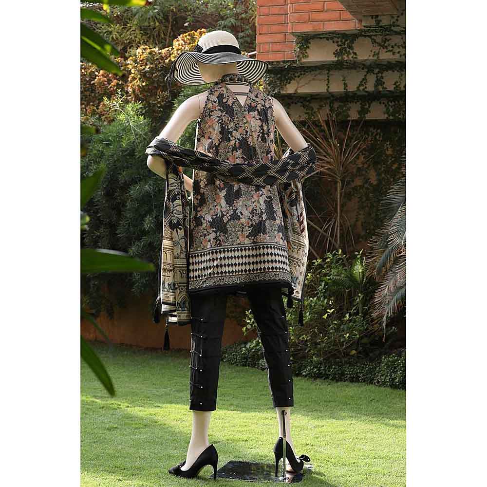 Saya Digital Printed Lawn Un-Stitched 1 Piece Kurti - 0236, , Chase Value, Chase Value