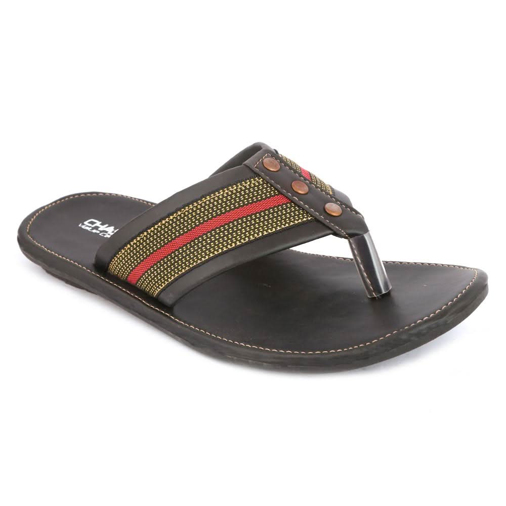 Men's Slippers (024) - Black, Men, Slippers, Chase Value, Chase Value