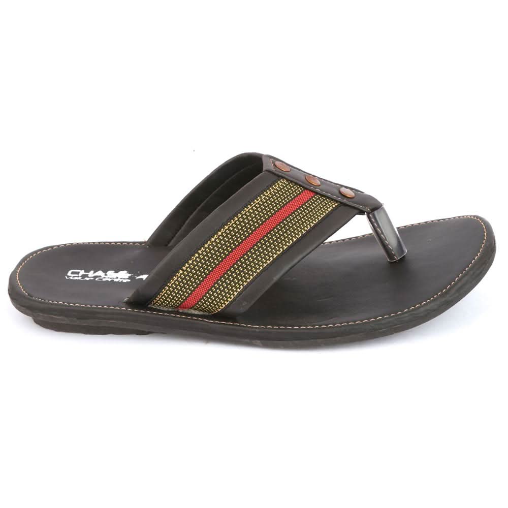 Men's Slippers (024) - Black, Men, Slippers, Chase Value, Chase Value