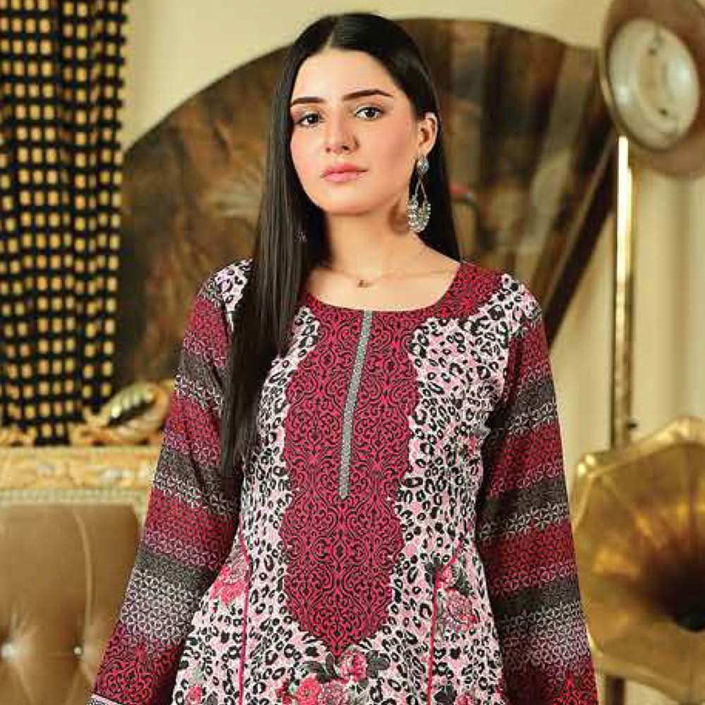 Malai Unstitched 3Pcs Suit - 002, Women, 3Pcs Shalwar Suit, Chase Value, Chase Value