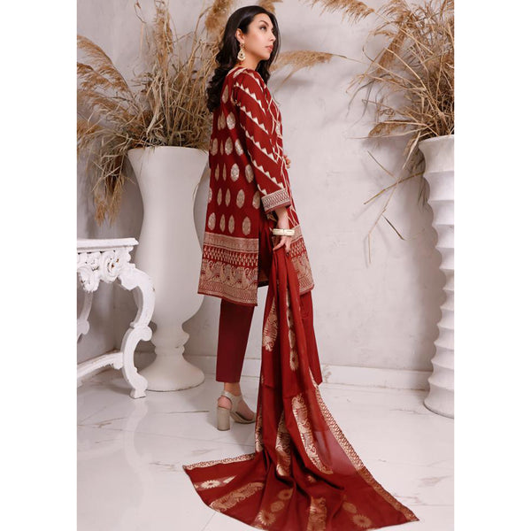 Eminent Jacquard Printed Broshia Lawn Unstitched 3Pcs Suit - B4, Women, 3Pcs Shalwar Suit, Eminent, Chase Value