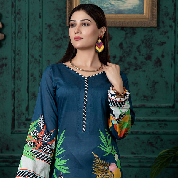 Regalia Digital Printed Unstitched Kurti V-2 - 2, Women, Unstitched Kurti, Regalia Textiles, Chase Value