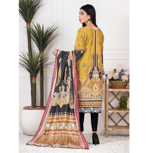 Orchid Mid-Summer Printed unstitched 3pc Cotton Suit, Women, 3Pcs Shalwar Suit, Regalia Textiles, Chase Value