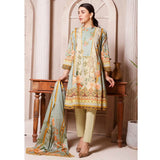 Halime Sultan Digital Printed Lawn 3Pcs Unstitched Suit V1 - 3, Women, 3Pcs Shalwar Suit, Halime Sultan, Chase Value